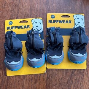 RuffWear Dog Boots - Black and Blue